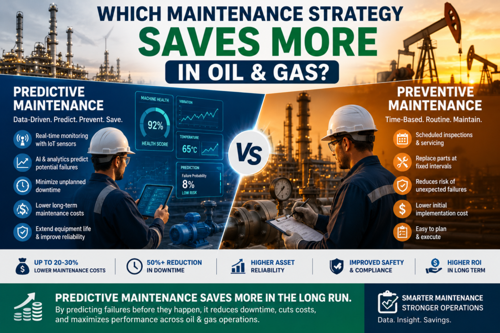 Which Maintenance Strategy Saves More in Oil & Gas?