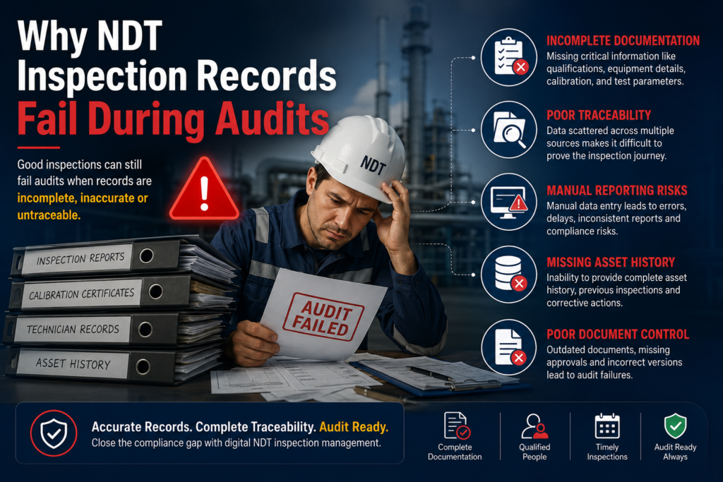 visual representation of Why NDT Inspection Records Fail During Audits
