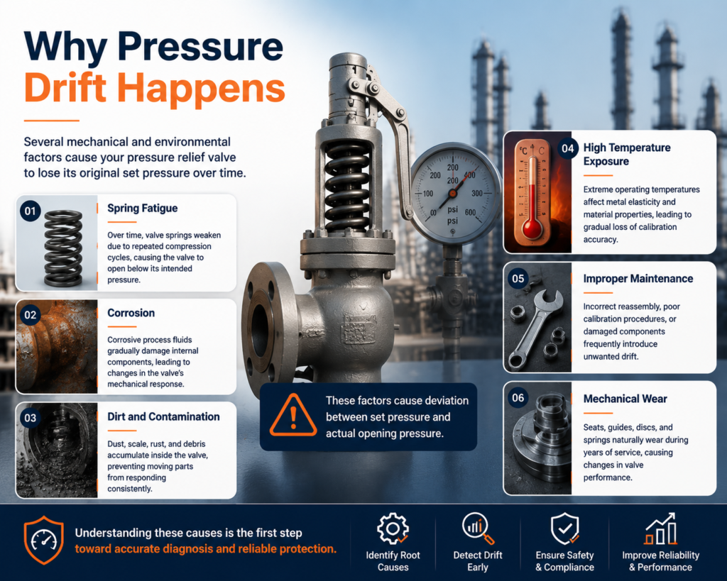 visual representation of Why Pressure Drift Happens