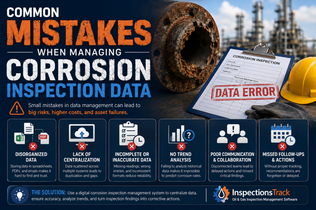 Common Mistakes When Managing Corrosion Inspection Data