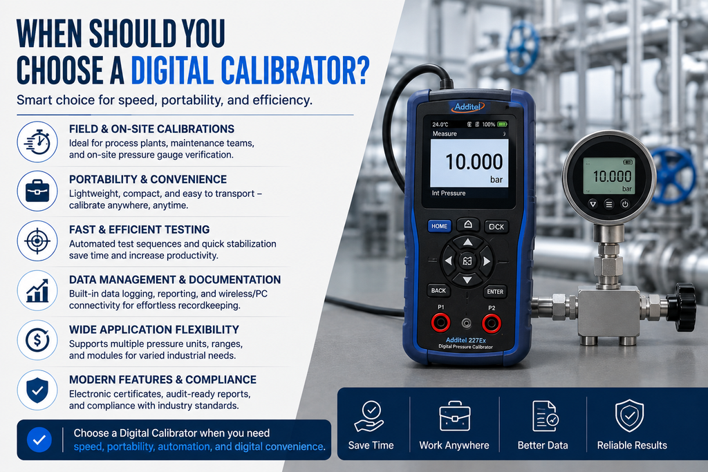 visual representation of When Should You Choose a Digital Calibrator?