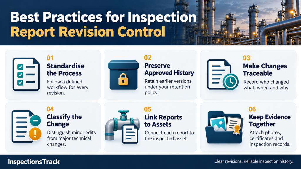 Best Practices for Inspection Report Revision Control