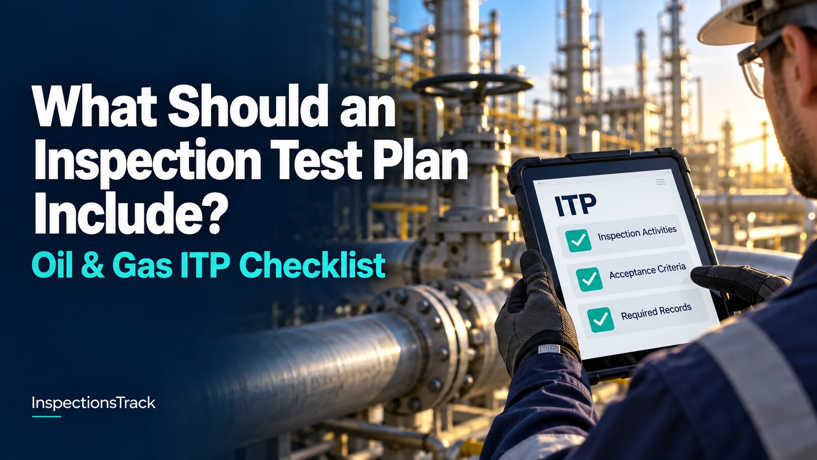 What Should an Inspection Test Plan Include? An Oil & Gas ITP Checklist