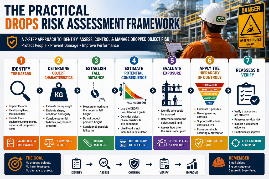 visual representation of The Practical DROPS Risk Assessment Framework