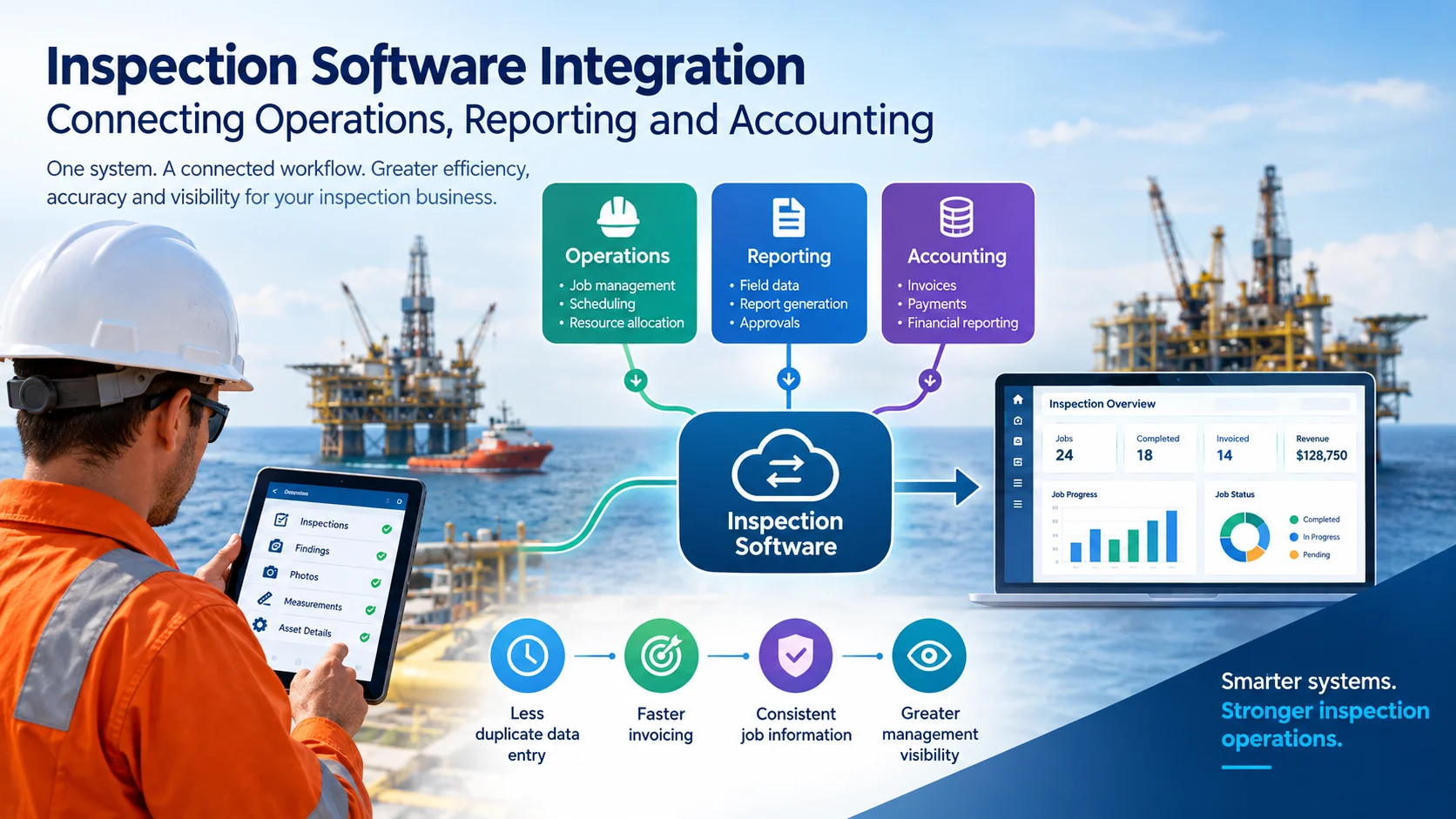 Inspection Software Integration: Connecting Operations, Reporting and Accounting