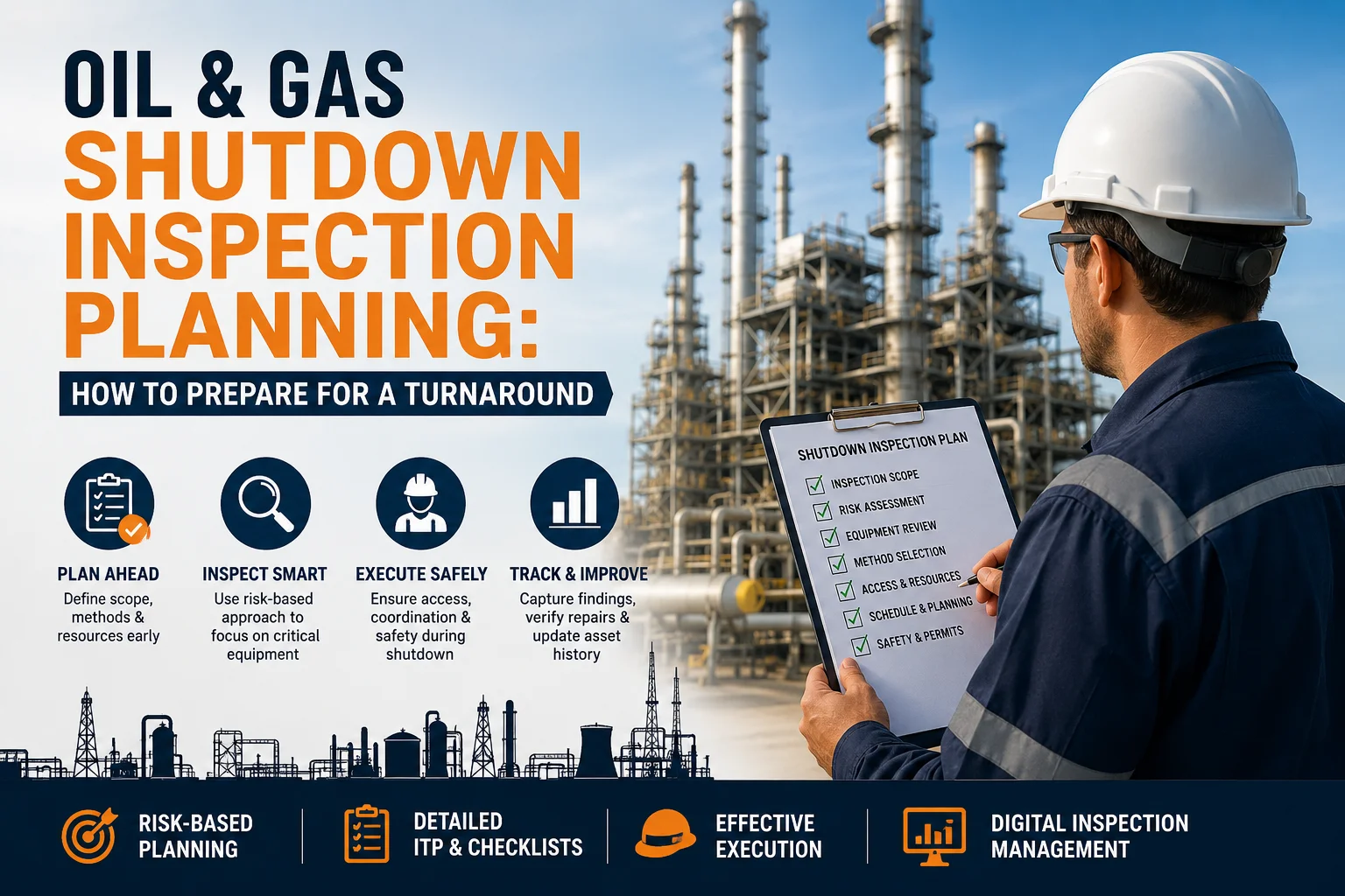 Oil & Gas Shutdown Inspection Planning: How to Prepare for a Turnaround