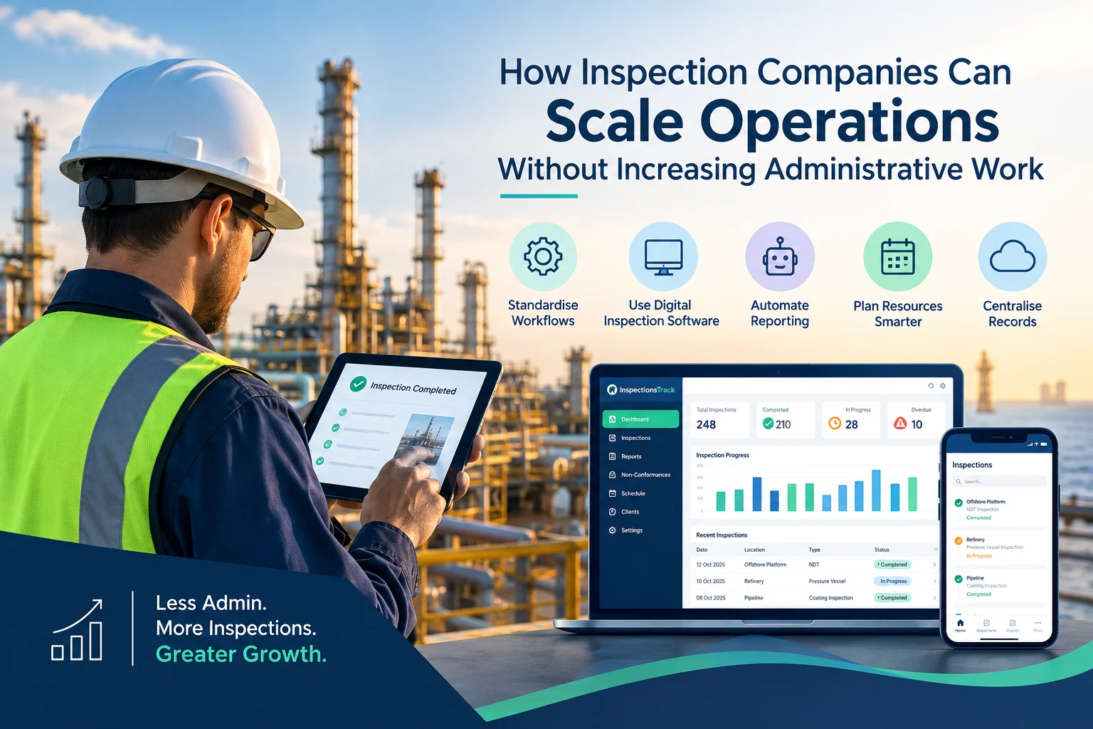 How Inspection Companies Can Scale Operations Without Increasing Administrative Work